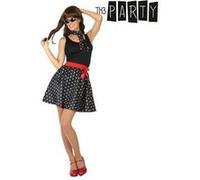 Déguisement pour Adultes Années 50 Noir (Taille XL) noir G