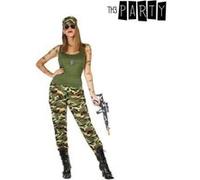 Déguisement pour Adultes Camouflage Vert (3 Pcs) (Taille XL) Blanc G