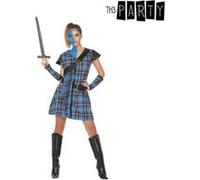 Déguisement pour Adultes Écossaise Bleu (4 Pcs) (Taille M/L) Description G