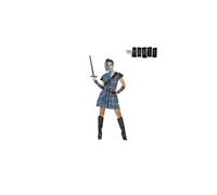 Déguisement pour Adultes Ecossaise Bleu (4 Pcs) (Taille XS)