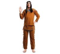 My Other Me Desconocido-204407 Déguisement indien pour homme, 204407, marron, S