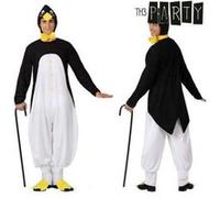 Atosa Déguisement Pingouin Blanc M‑L Enfants