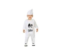 Déguisement pour bébé - AC-DÉCO - Déguisement de fantôme - 0-6 mois - 100% polyester - Blanc 0-6 mois