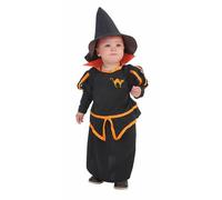 Déguisement pour Bébés Carol Sorcière 0-12 Mois Noir [3 Pièces]