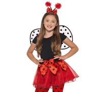 Déguisement pour Enfant Fille Coccinelle Ensemble Tutu, Ailes & Bandeau Smiffys