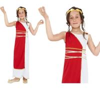 Déguisement pour Enfant Fille Grec Costume Fille Enfant Grec Romain Costume Neuf
