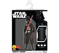Rubie's Déguisement Classique Dark Vador (Star Wars) Adolescent 8/10 ans Blanc 4 éléments