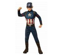Déguisement pour Enfants Captain America Avengers Rubies 700647_L Bleu Blanc
