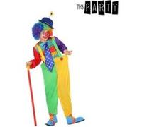 Déguisement pour Enfants Clown Vert Jaune (4 Pcs) (Taille 3-4 Ans) Description G