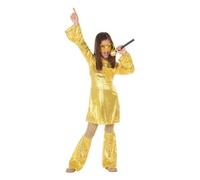 Atosa déguisement disco doré