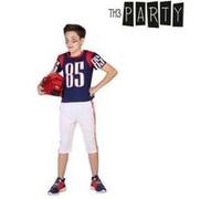 Déguisement pour Enfants Joueur de rugby (Taille 5-6 Ans) Blanc G