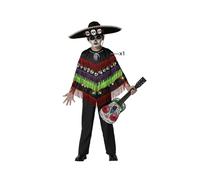 Déguisement pour Enfants Noir Squelette Poncho
