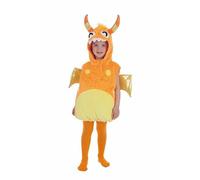 Déguisement pour Enfants Orange Monstre 5-6 Ans [1 Pièce]