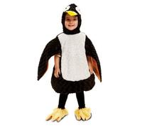 Déguisement pour Enfants Pingouin Blanc/Noir 5-6 Ans [3 Pièces]