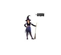 Déguisement pour Enfants Sorcière Violet (3 Pcs) (Taille 10-12 Ans)