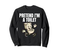 Déguisement pour Faire Semblant d'être Un Paresseux aux Toilettes Sweatshirt