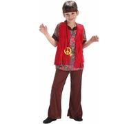 Déguisement pour la fête des enfants Hippie Hippie 7-9 ans 5 pièces
