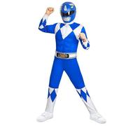 Déguisement Power Ranger bleu enfant - Funidelia- 118784- Déguisement garçon et accessoires Halloween, carnaval et Noel 3-4 ans