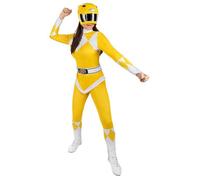 Déguisement Power Ranger Jaune - Funidelia- 118781- Déguisement femme et accessoires Halloween, carnaval et Noel L