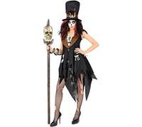 W WIDMANN MILANO Party Fashion - Costume prêtresse vaudou, robe, sorcière, magicienne, déguisement Halloween