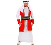 déguisement prince arabe oriental homme - s - blanc - widmann 89181 Blanc