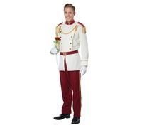 Déguisement Prince Charmant Luxe Homme - Taille: L Blanc