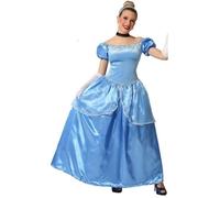 Atosa déguisement princesse bleu femme adulte robe XS