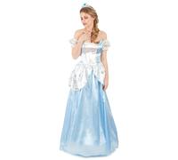 Déguisement Princesse Cendrillon Bleue Femme - Taille: Small Bleu