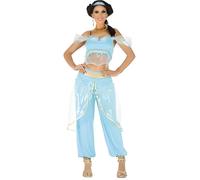 Déguisement Princesse du Désert Adulte - Fiestas Guirca - Modèle Princesse - Polyester - Bleu L