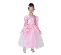 Déguisement Princesse Fille - PTIT CLOWN - Robe - Costume Enfant Anniversaire, Carnaval, Halloween, Cosplay, Fête costumée - Rose 3-4 ans