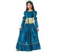 Déguisement princesse médiévale Merida fille - ANGEL TOMAS - Noir - 5 ans 3 ans