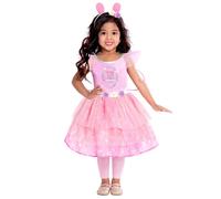 Déguisement Princesse Peppa Pig Fille - Taille: 4 - 6 Ans (110 Cm) Rose