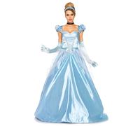 Déguisement Princesse Robe Bleue Femme Small Bleu