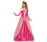 Déguisement princesse rose luxe femme S