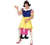 Déguisement - Princesse Satisfaite homme - Blanc - Polyester - Adulte M