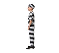 Déguisement Prisonnier 3-4 Ans Homme Enfant Multicolore Polyester Fête Carnaval