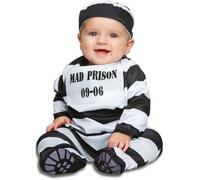 Déguisement - Prisonnier bébé - Modèle original - 100% polyester - Pour Halloween et Carnaval 18 ans