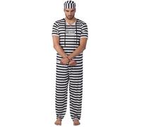 déguisement prisonnier homme - m/l - blanc - boland 83820 Blanc G