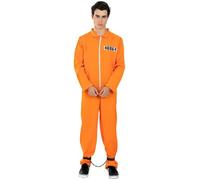 Déguisement prisonnier orange - Funidelia - Combinaison - Halloween, carnaval et Noel M/L