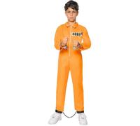 Déguisement prisonnier orange pour garçon - Funidelia - modèle 123567 - 100% polyester 7-9 ans
