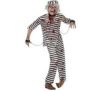 déguisement prisonnier zombie homme Noir G