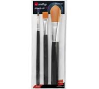 Déguisement Professionnel Peinture Visage Maquillage Brosses x3 En Pack Ensemble