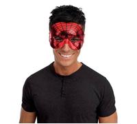 Déguisement - PTITCLOWN - Loup Homme Araignée - Rouge - Toile d'araignée - Adulte