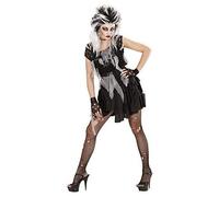 Déguisement Punk Zombie Femme Medium Noir