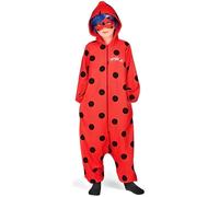 Déguisement Combinaison Ladybug Enfant 8 À 10 Ans Rouge