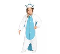 Déguisement pyjama licorne - FIESTAS GUIRCA - Blanc/Bleu - 100% polyester - 3 ans et plus 7-9 ans