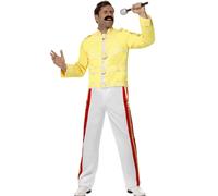 Déguisement Queen Freddie Mercury Homme Taille Unique Rouge