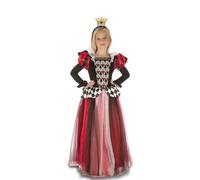 Mom Queen Of Hearts Costume Rouge 7-9 Years Enfants