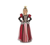 Mom Queen Of Hearts Costume Rouge 10-12 Years Enfants
