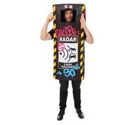 Déguisement radar - PTIT CLOWN - PTIT CLOWN - Noir - Taille unique - Adulte TU